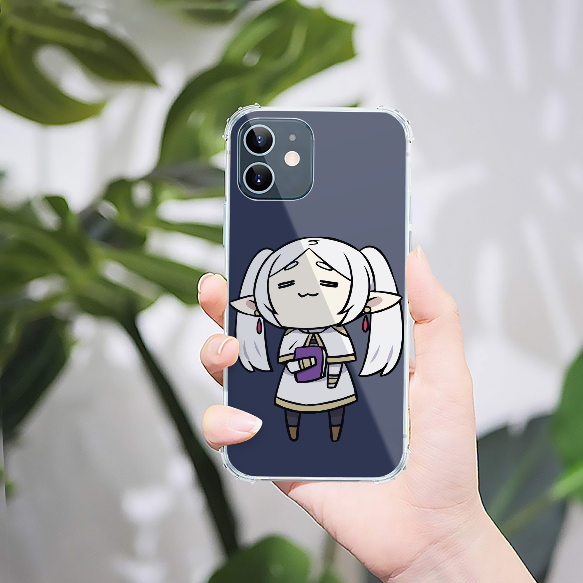 （画像用） 葬送のフリーレン Frieren 【iPhone 12シリーズ対応】透明スマホケース（クリアソフトケース）